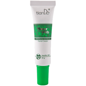 Krém na tvár s prejavmi akné a jazvami