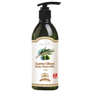 Krémové telové mlieko „Slnečné olivy“