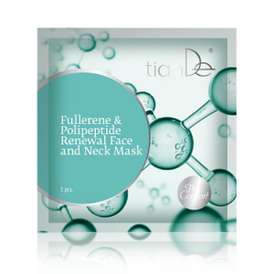 Obnovujúca maska na tvár a krk s fullerénmi a polypeptidmi