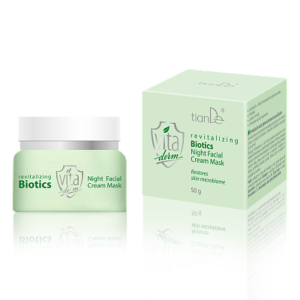 Revitalizačná nočná pleťová krémová maska Biotics