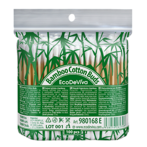 Vatové tyčinky z bambusu