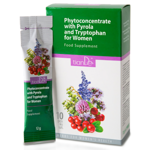 Fytokoncentrát s hruštičkou okrúhlolistou a tryptofánom pre ženy