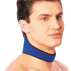 Krčný pás s bodovou turmalínovou vrstvou